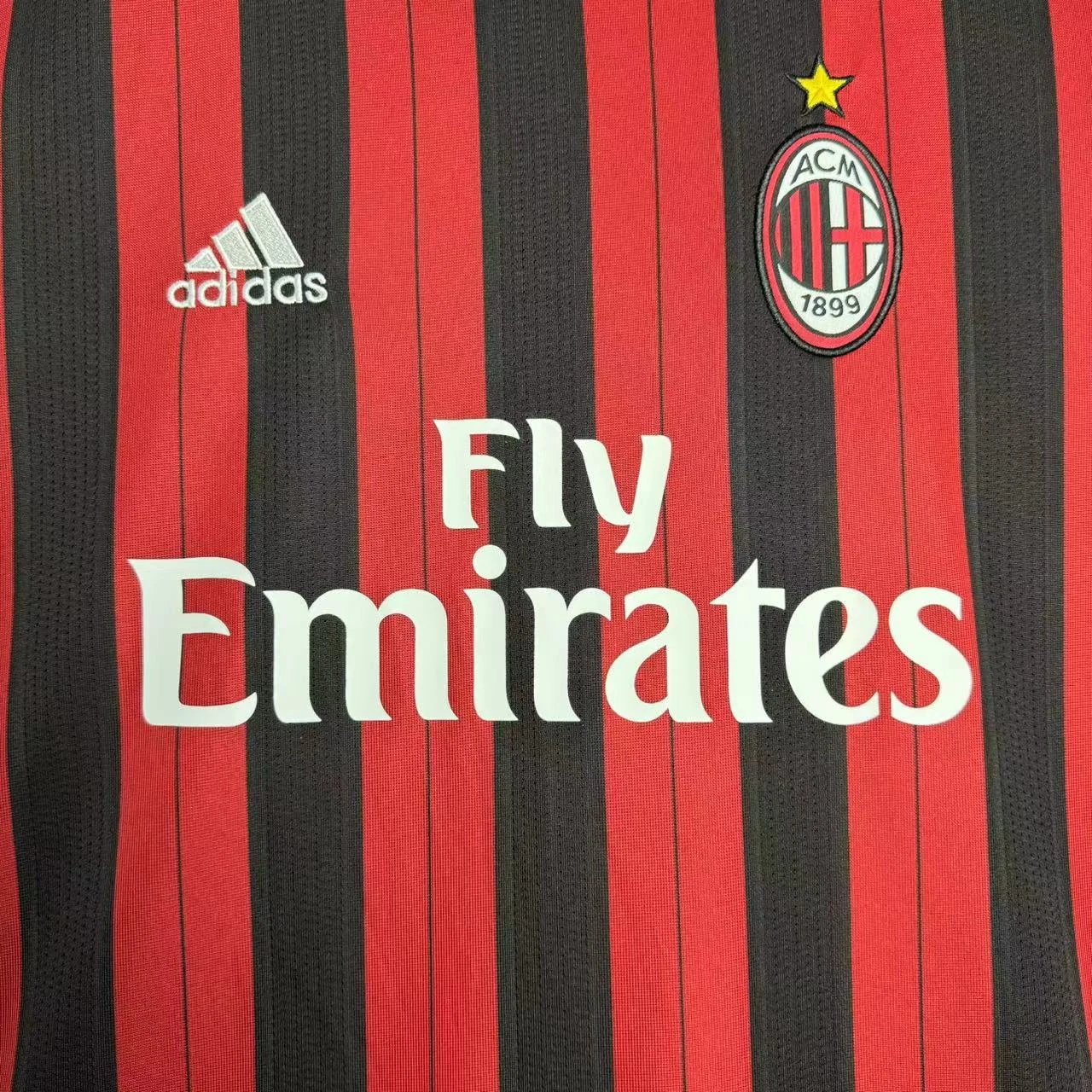 2013-14 AC Home Long Sleeve Retro Jersey view 4