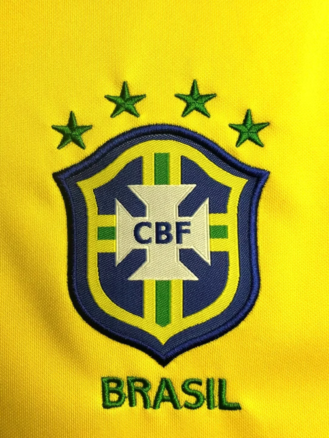 1997 Brazil Home Retro Jersey view 4