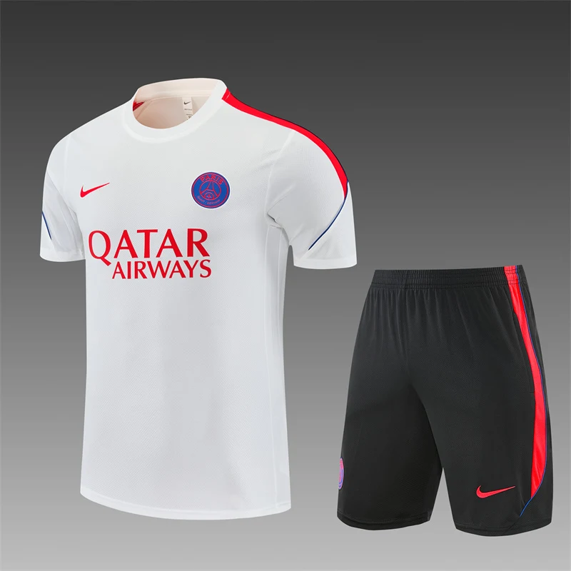2026-27 Paris White Short-Sleeve Training Jersey