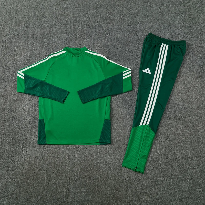 2026-27 Algeria Green Half-Zip Training Jersey view 17