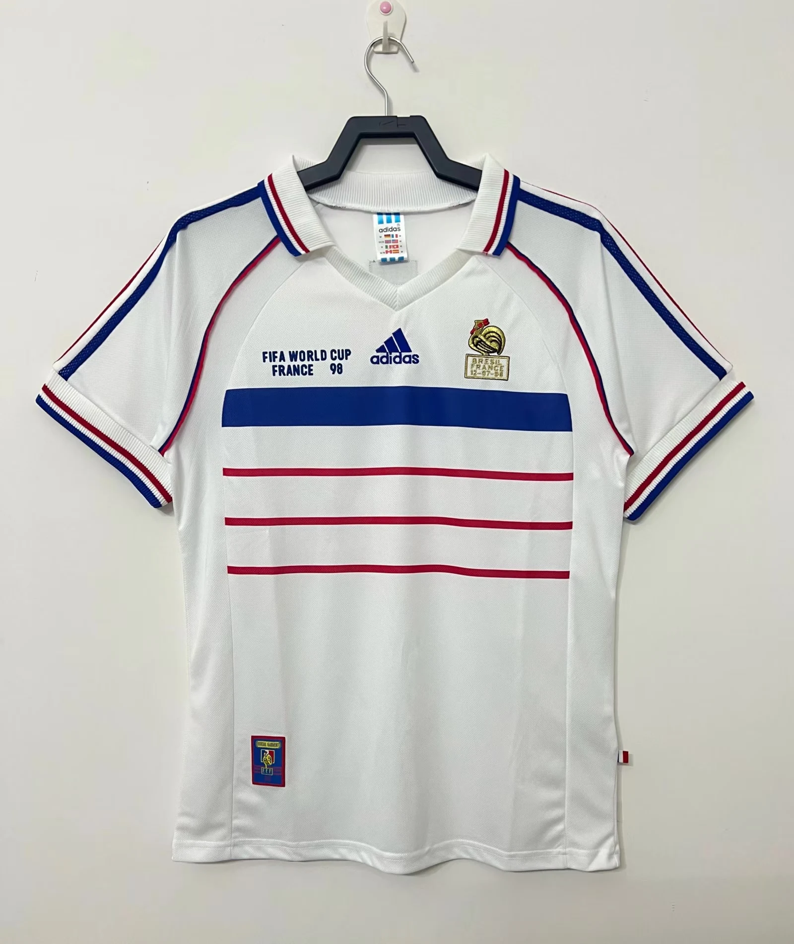 1998 France Away Retro Jersey
