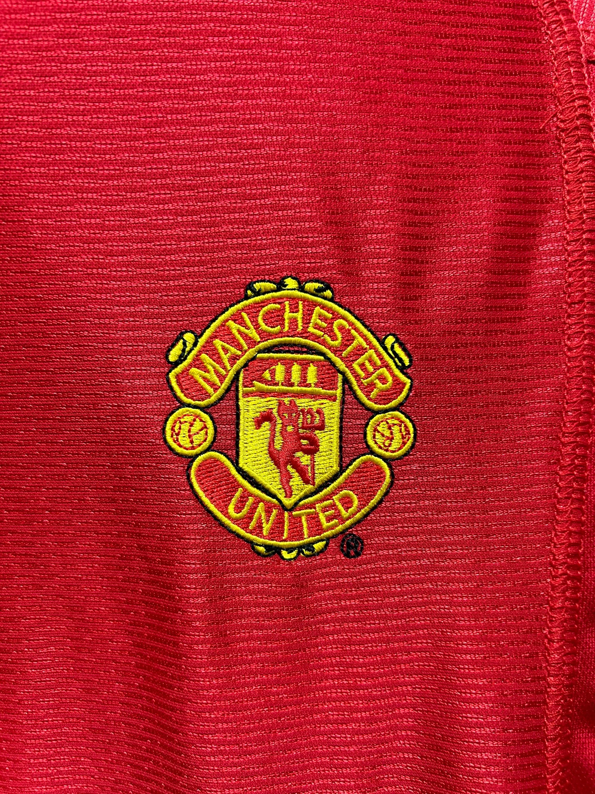 2000-02 Manchester United Home Retro Jersey view 7