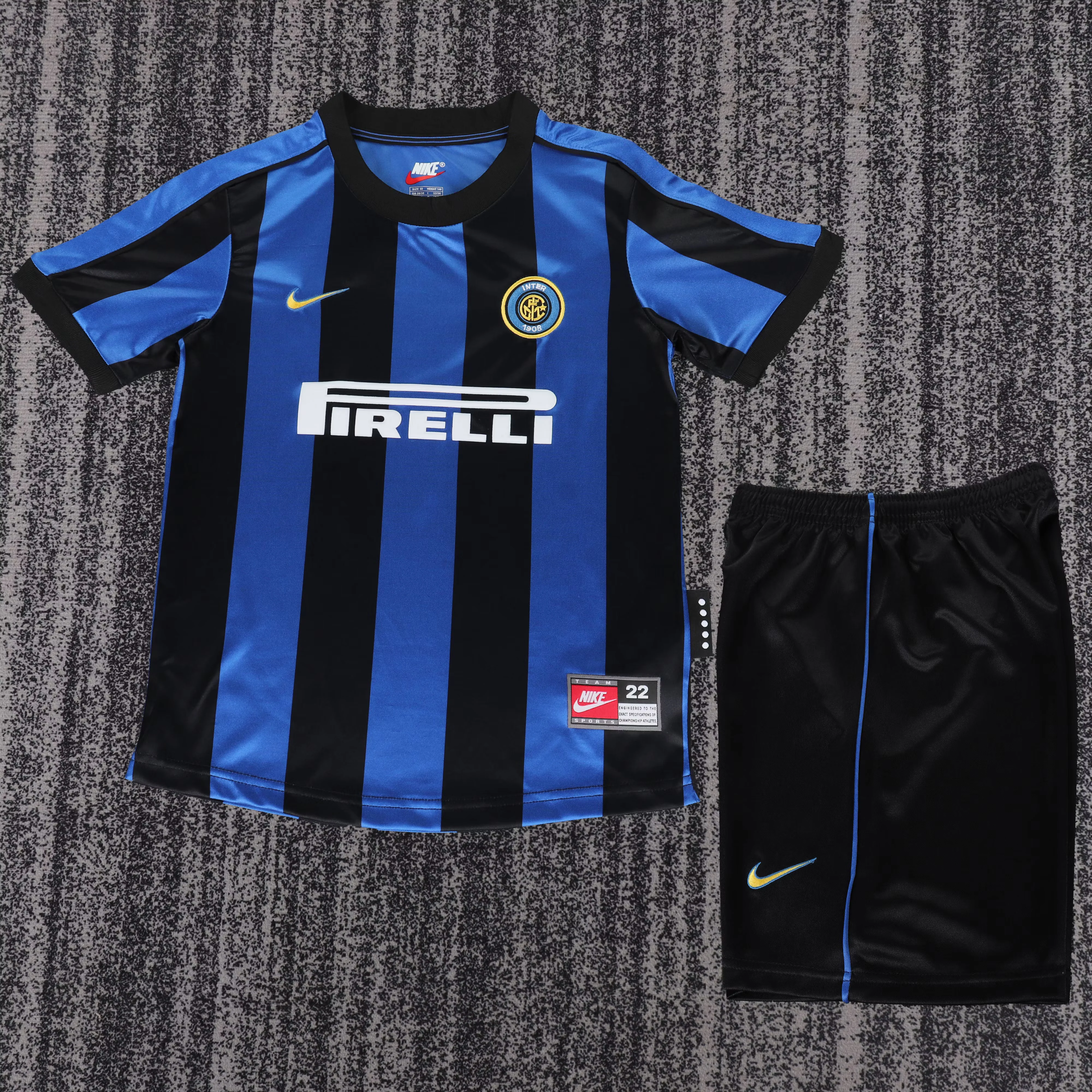 1999-00 Inter Milan Home Retro Jersey - Kids'