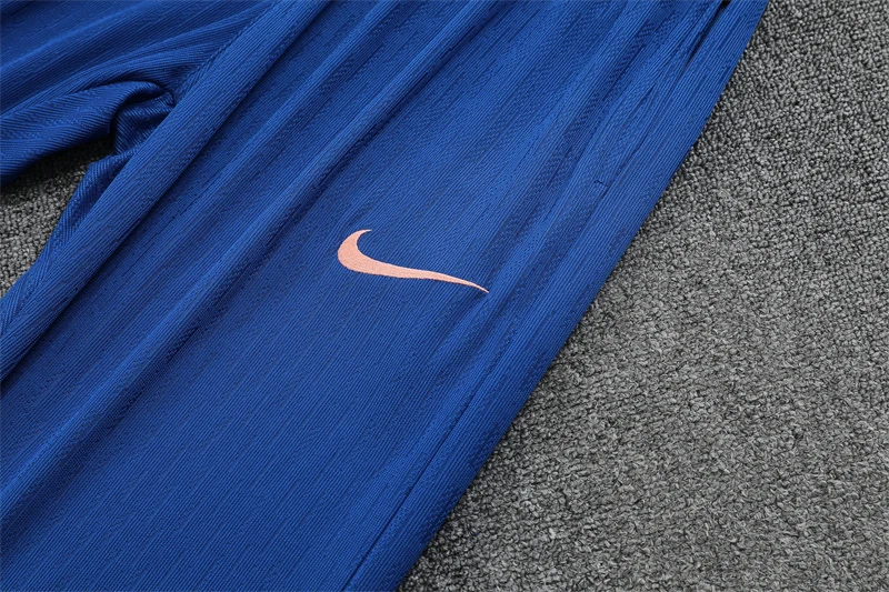 2025-26 France Light Pink Half-Zip Training Jersey view 12