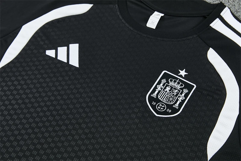 2026-27 Spain Black Short-Sleeve Training Jersey view 7