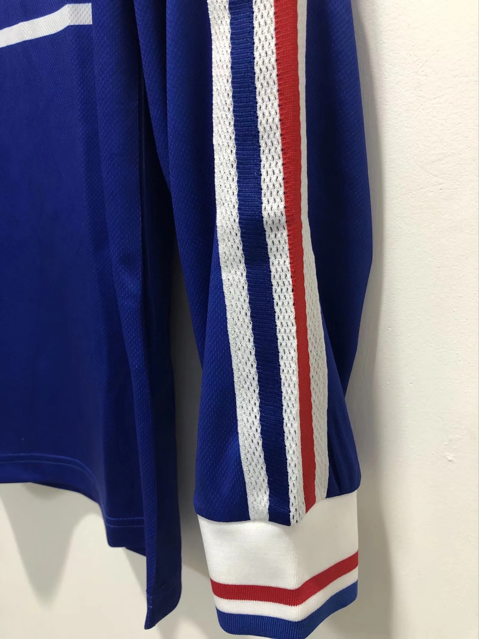 1998 France Home Long Sleeve Retro Jersey view 4