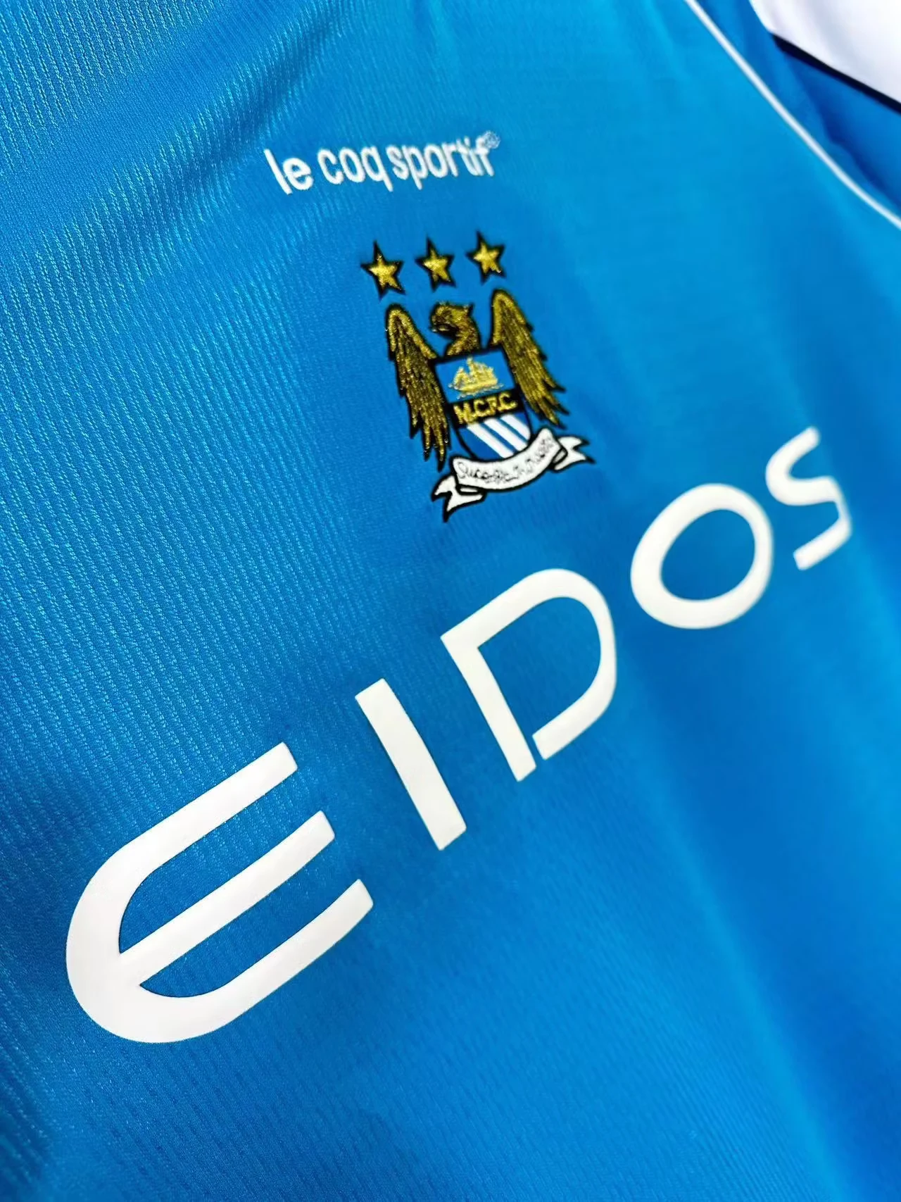 1999-01 Manchester City home retro jersey view 3