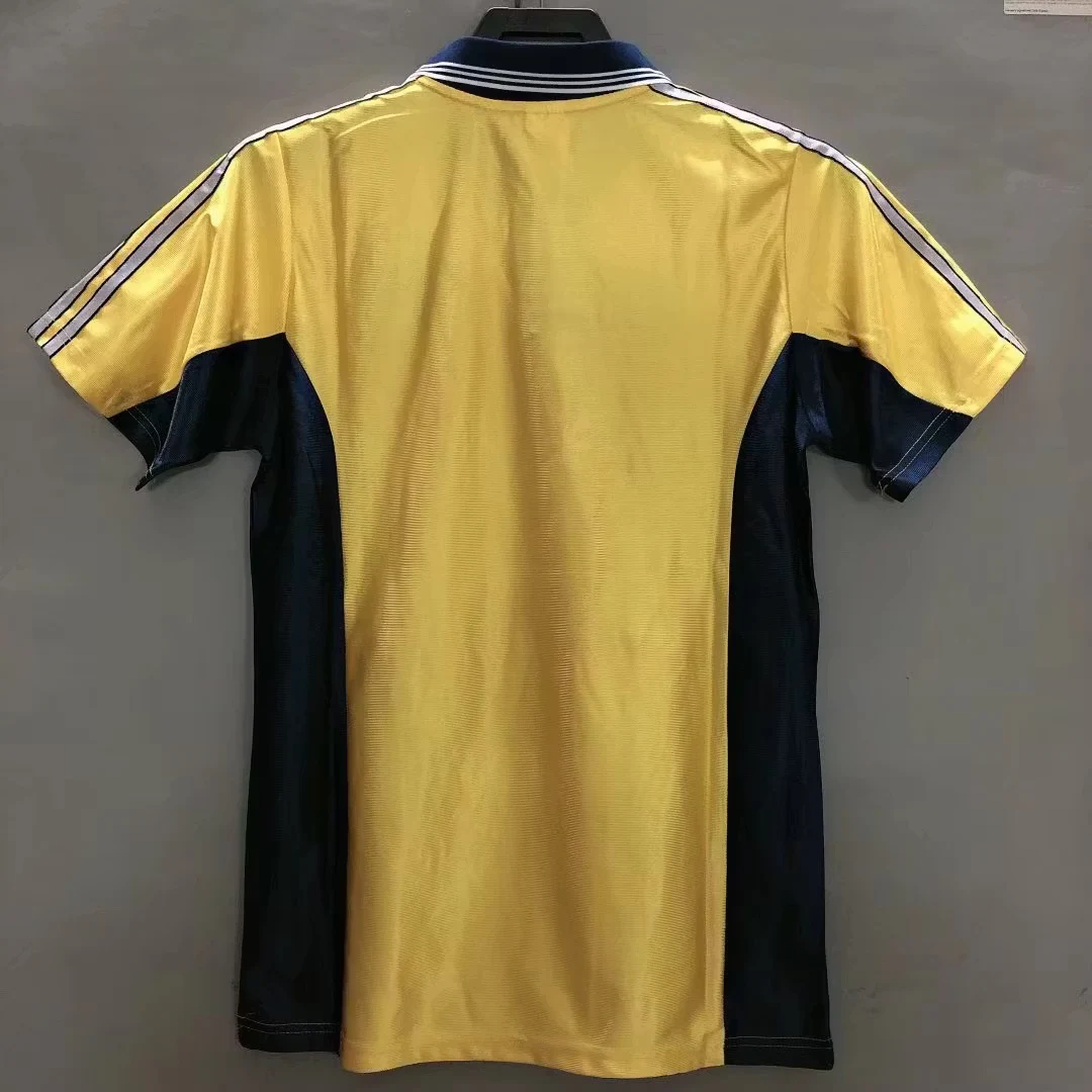 1998-99 Marseille gold vintage away jersey view 2