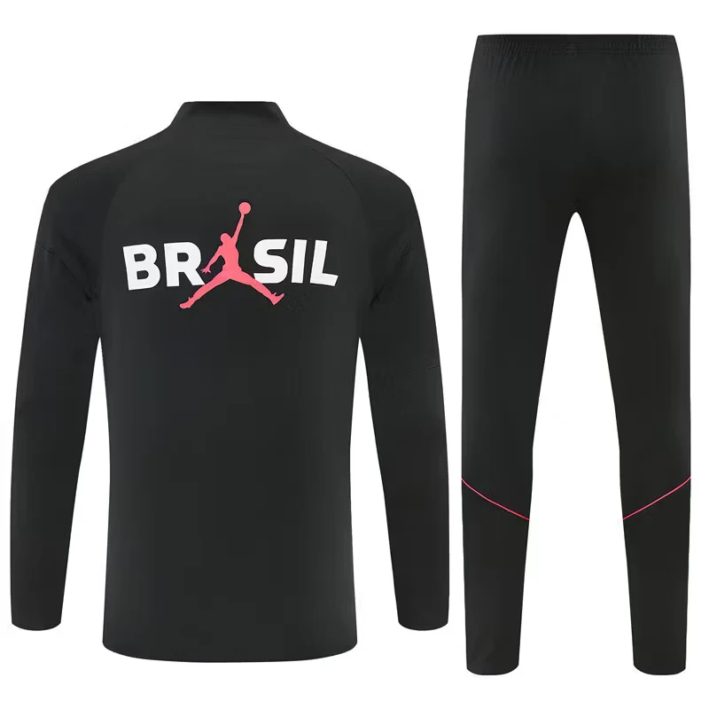2026-27 Brazil Black Half-Zip Training Jersey view 19