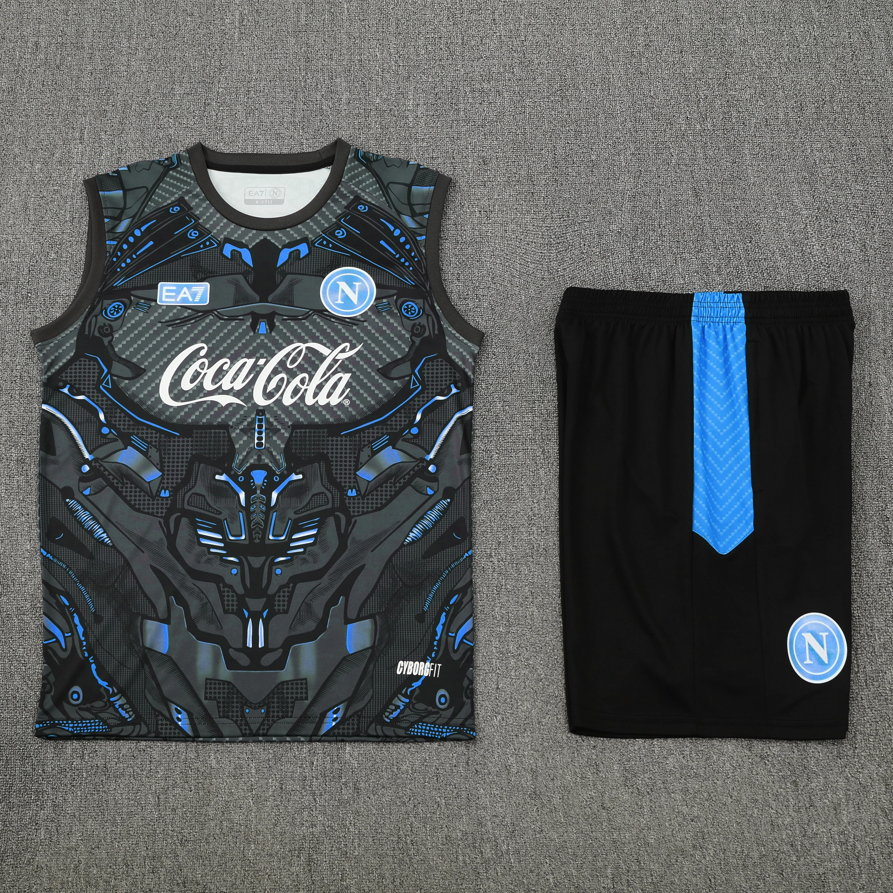 2025-26 Napoli training vest jersey view 4