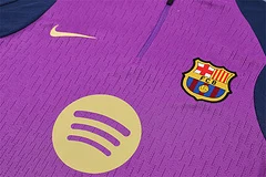 2025-26 Barcelona Purple Half-Dress Training Jersey view 11