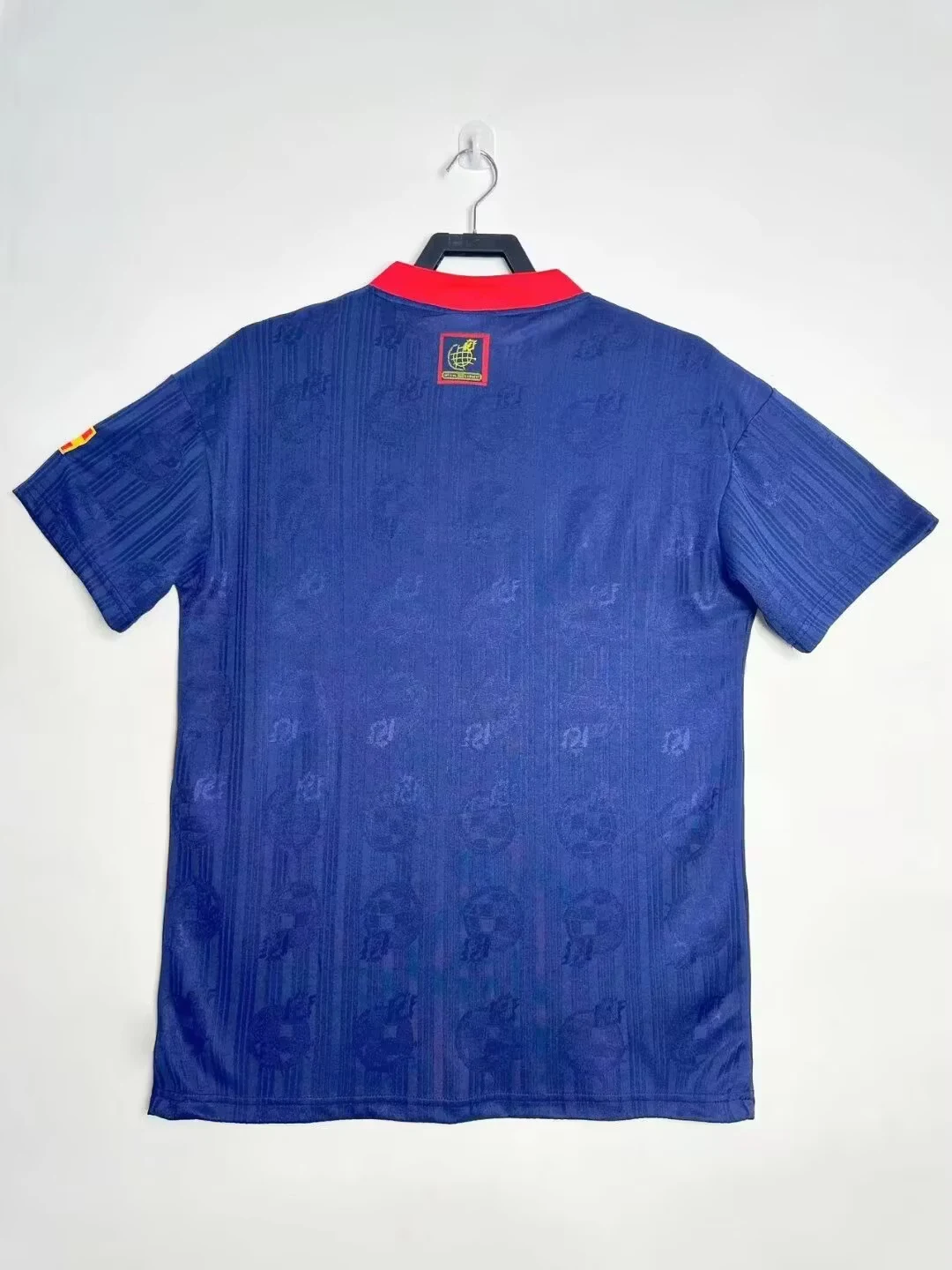 1996 Spain Away Jacquard Retro Jersey view 2