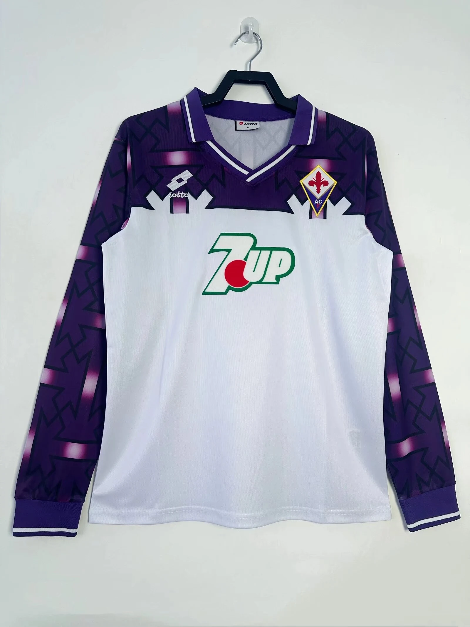 1992-93 Fiorentina Away Long Sleeve Retro Jersey