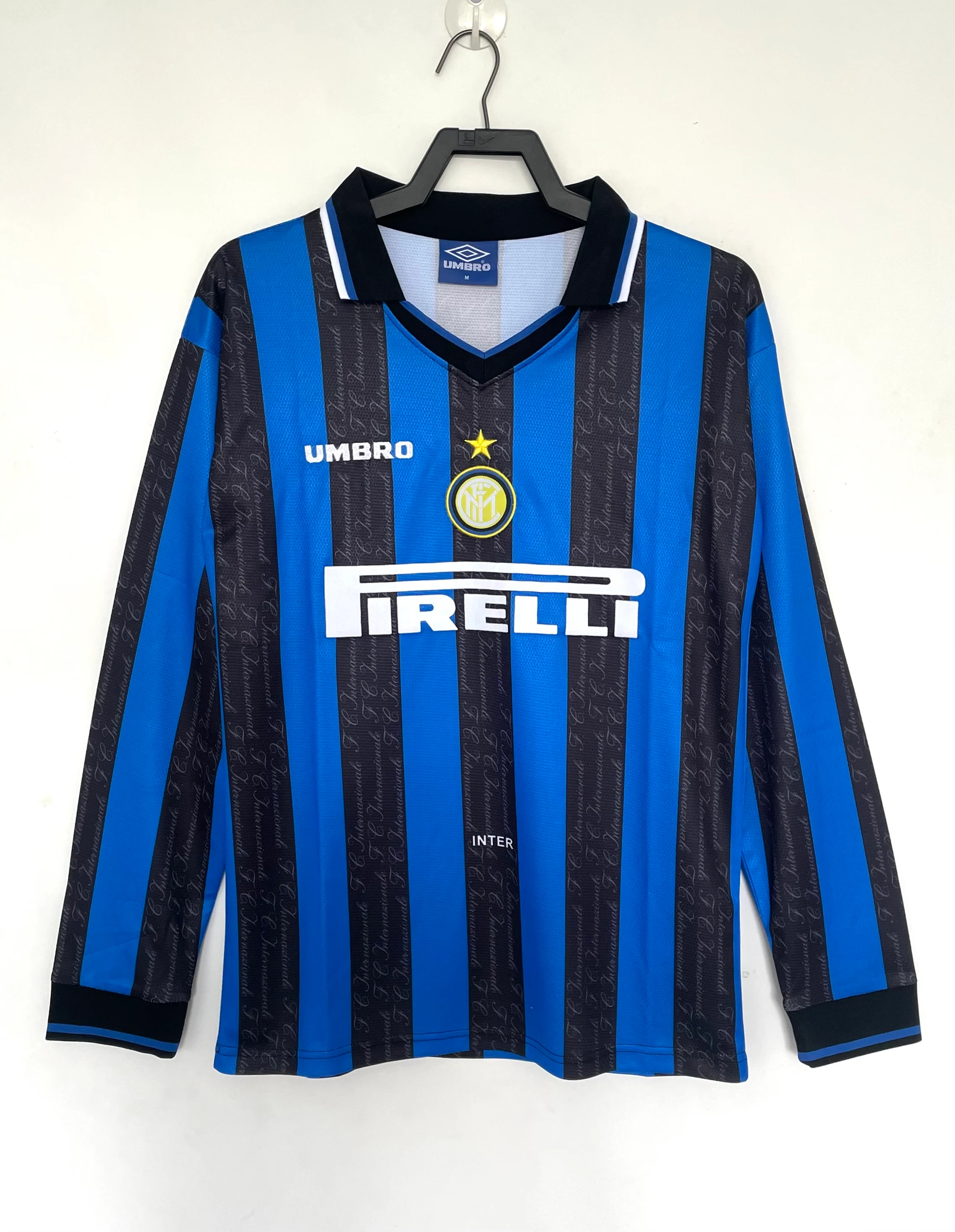 1997-98 Inter Milan Home Long Sleeve Retro Jersey