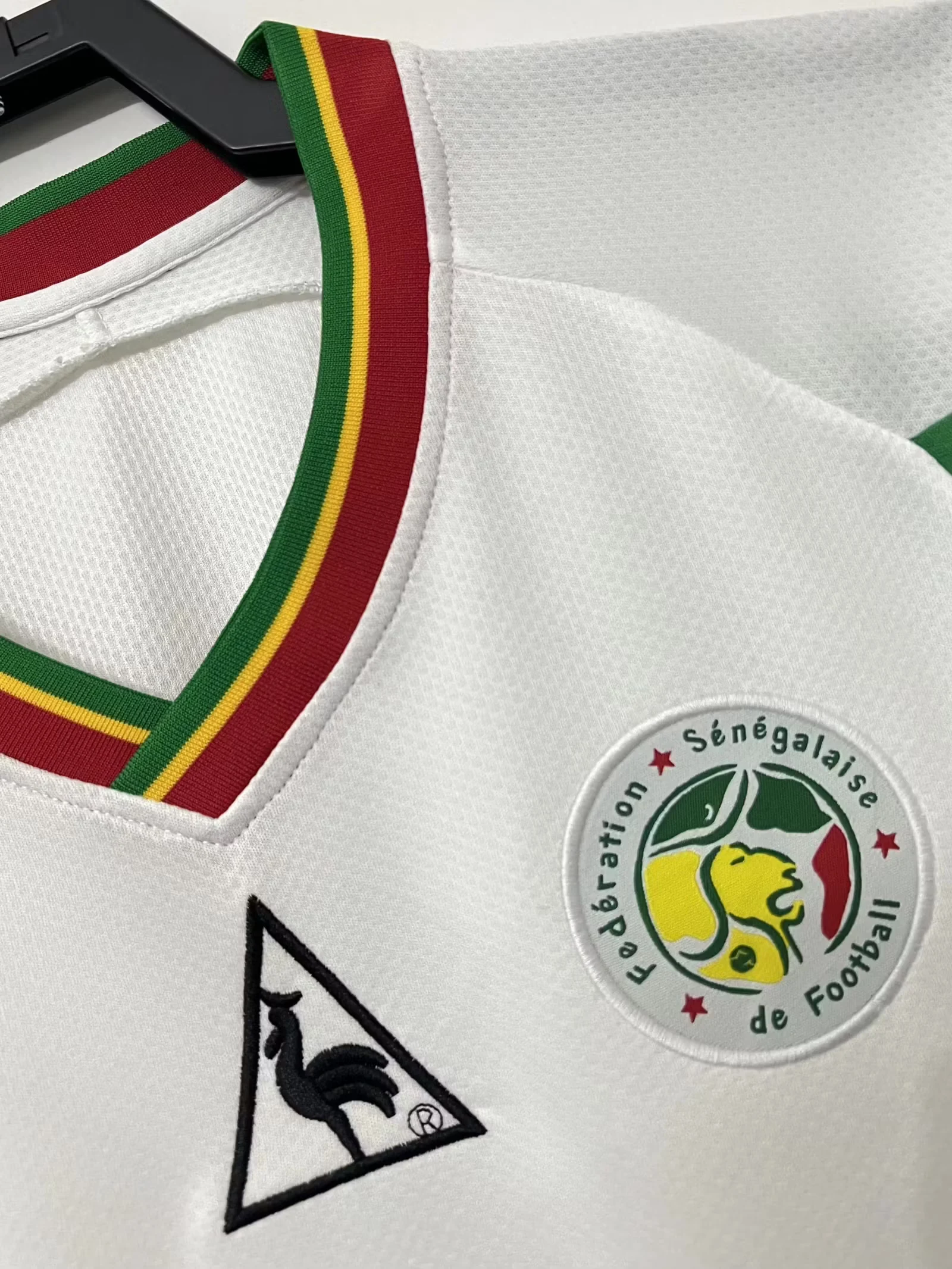 2002 Senegal White Retro Jersey view 9