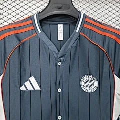 2025-26 Bayern Munich Casual Baseball Jersey view 3