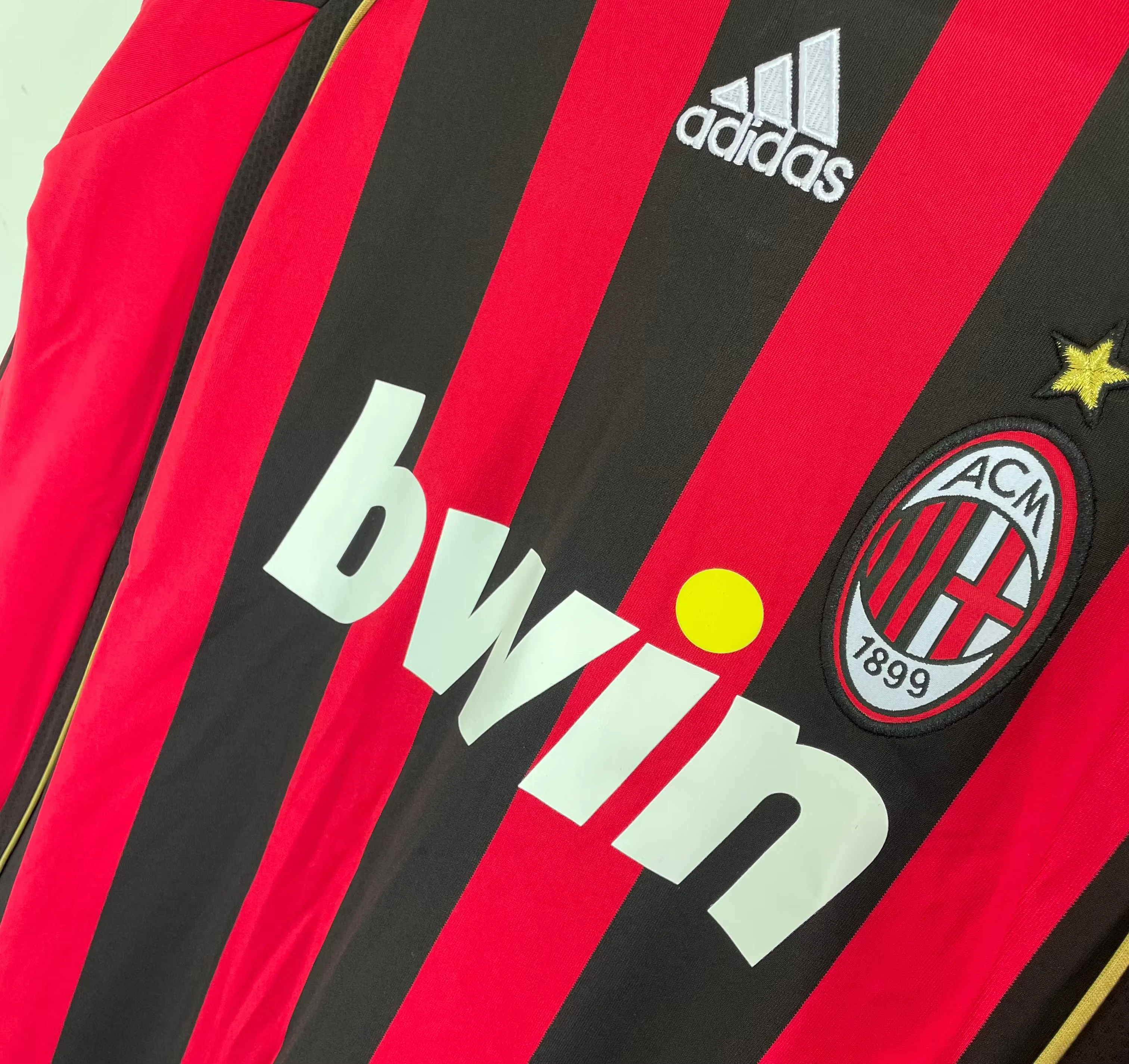 2006-07 AC Home Long Sleeve Retro Jersey view 5