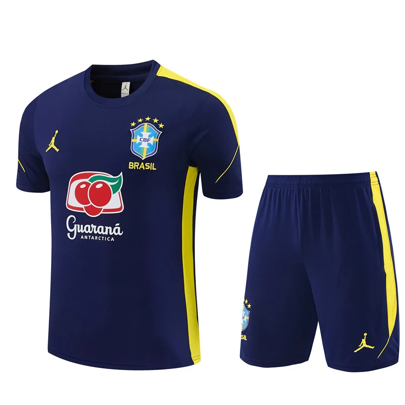 2026-27 Brazil Royal Blue Short-Sleeve Training Jersey view 15