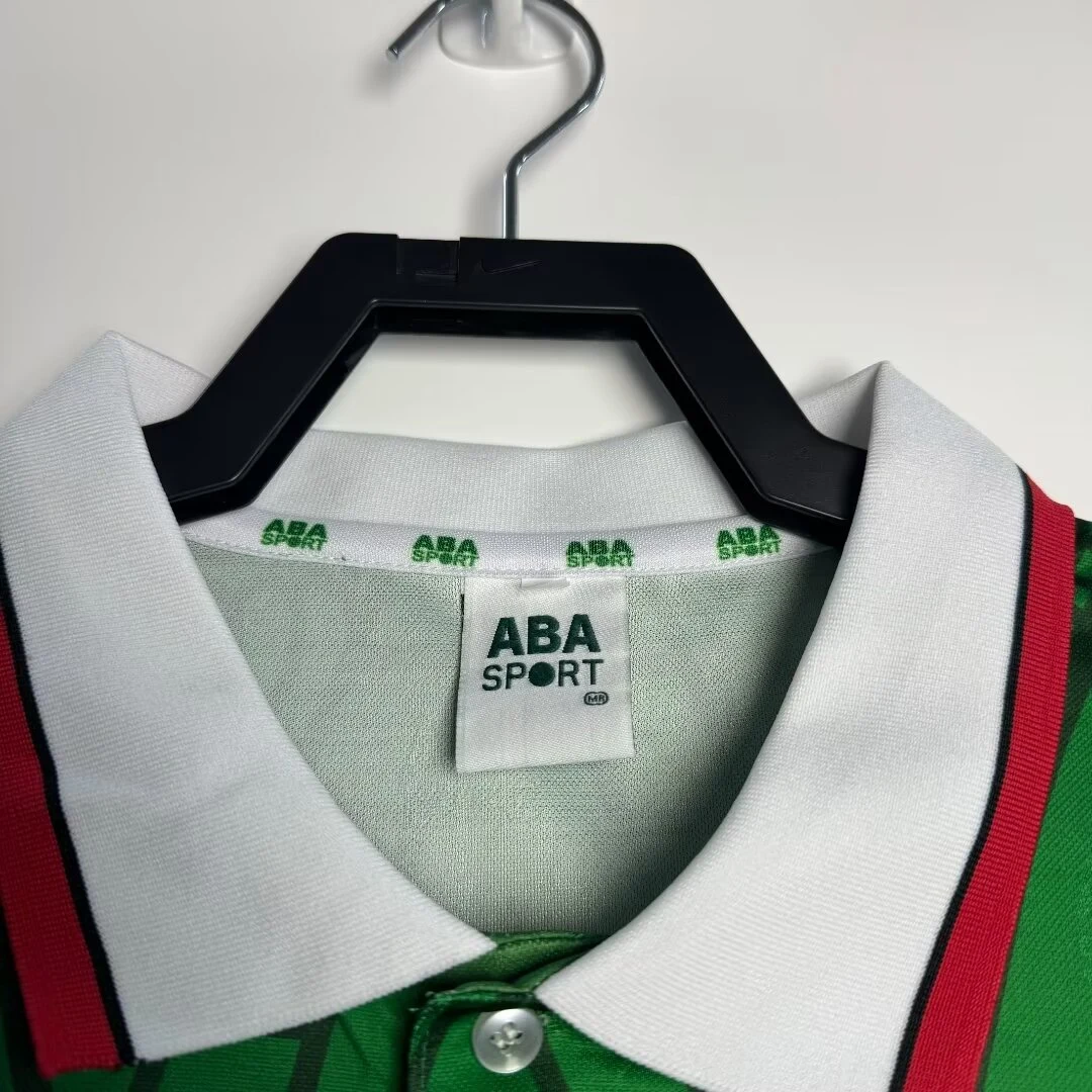 1998 Mexico Home Jacquard Retro Jersey view 9