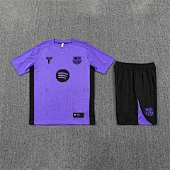 2025-26 Barcelona Purple Collaboration Short Sleeve Training Jersey view 14