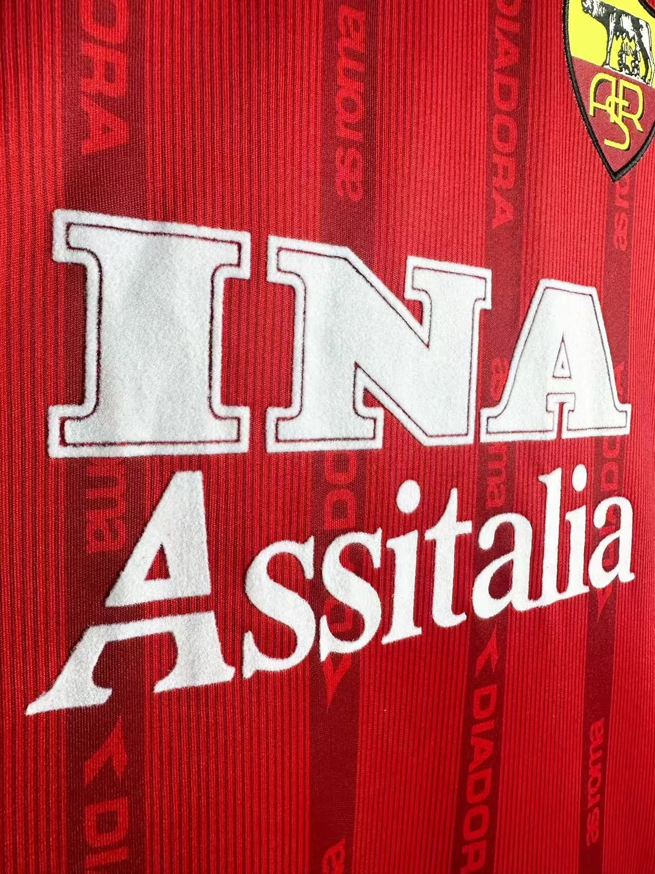 1999-00 Roma Home Retro Long-Sleeve Jersey view 5