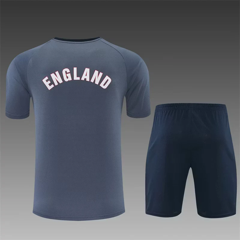 2026-27 England Grey Short-Sleeve Training Jersey view 2