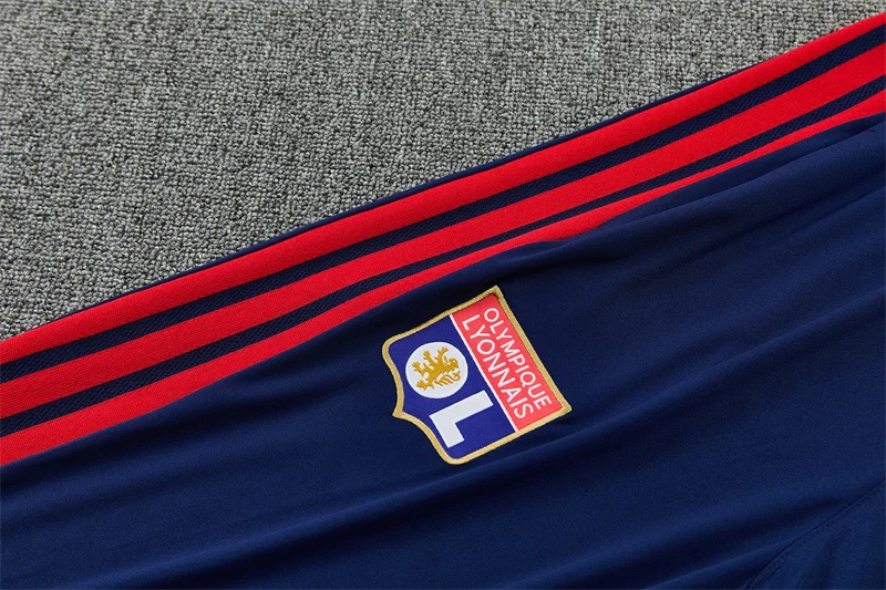 2026-27 Lyon Royal Blue Half-Zip Training Jersey view 10