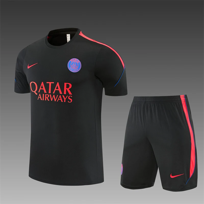 2026-27 Paris Black Short-Sleeve Training Jersey