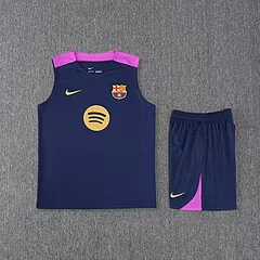 2025-26 Barcelona vest training jersey view 4