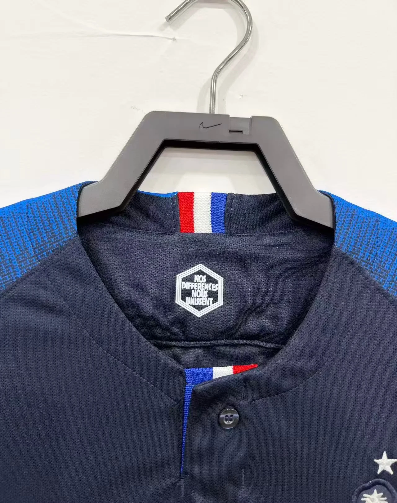 2018 France Home Retro Jersey view 9
