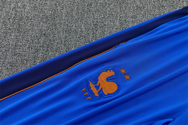 2026-27 France Blue Half-Zip Training Jersey view 7