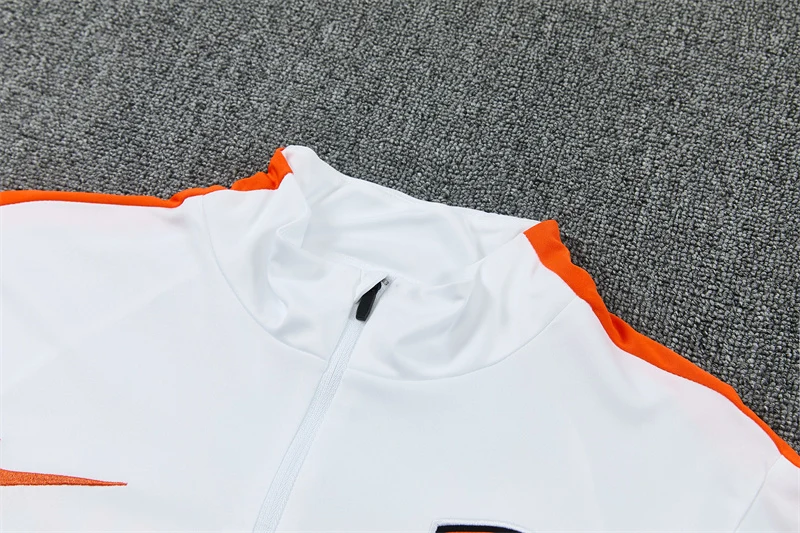 2026-27 Netherlands White Half-Zip Training Jersey view 5