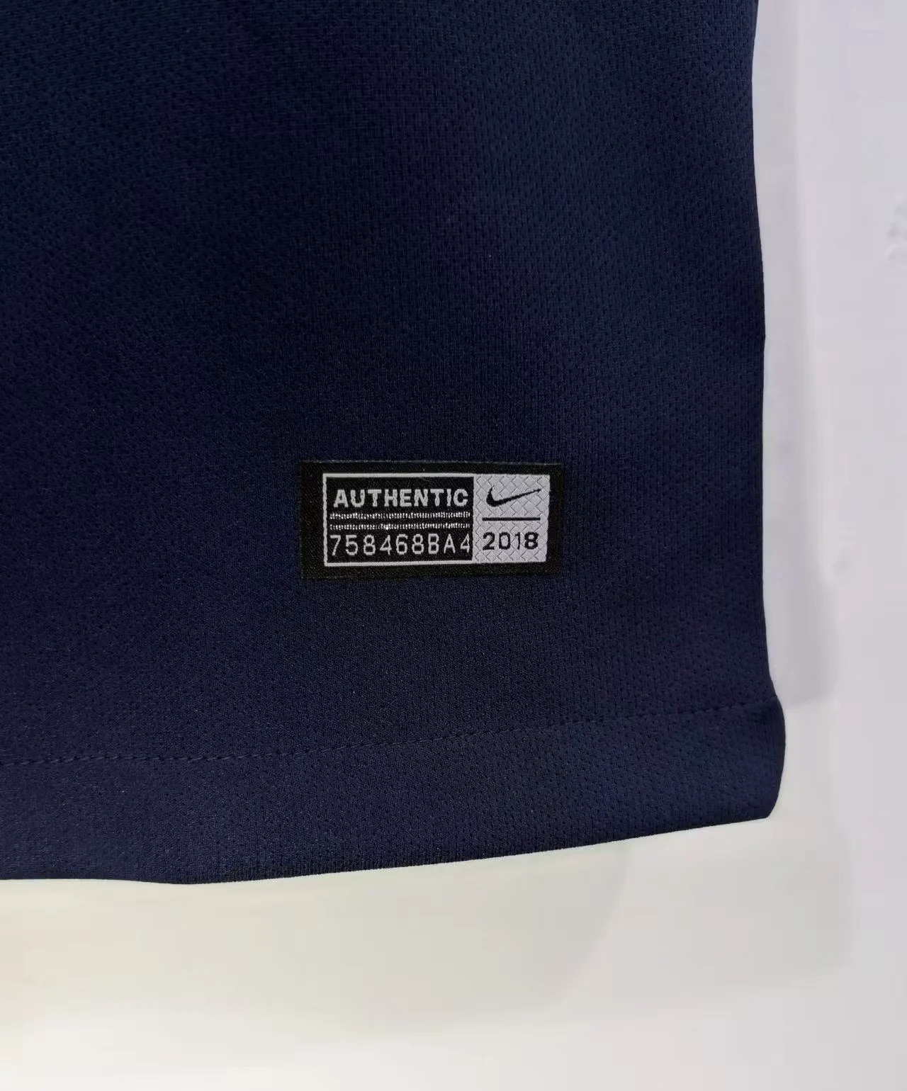 2018 France Home Retro Jersey view 4