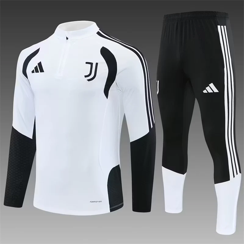 2026-27 Juventus Light Blue Half-Zip Long-Sleeve Training Kit