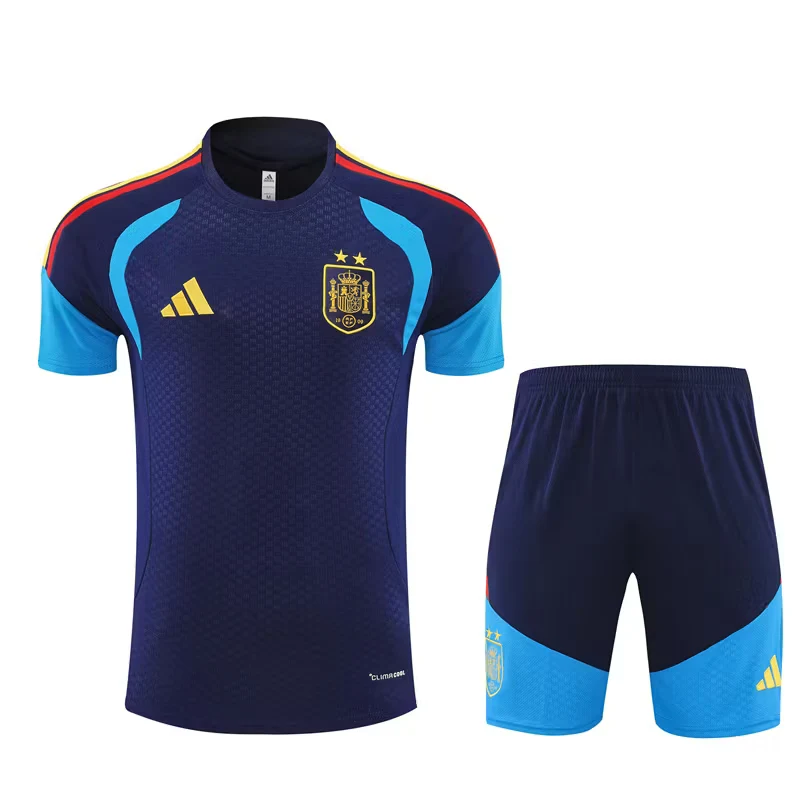2026-27 Spain Royal Blue Short-Sleeve Training Jersey (Two Stars) view 18