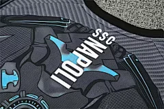 2025-26 Napoli Black Grey Short Sleeve Training Jersey view 9
