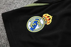 2025-26 Real Madrid Black and Green Short Sleeve Training Jersey view 5