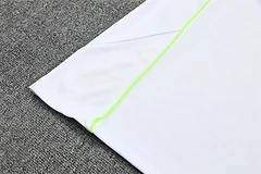 2025-26 Real Madrid White Retro Half-Draw Training Jersey view 10