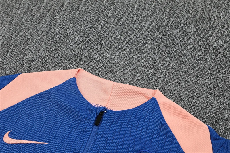 2025-26 France Blue Half-Zip Training Jersey view 6