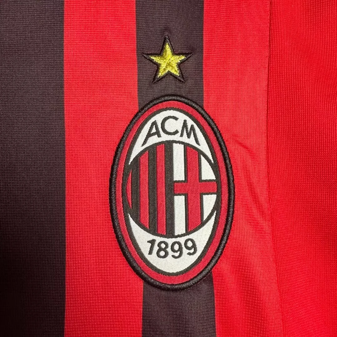 2007-08 AC Home Retro Jersey view 7