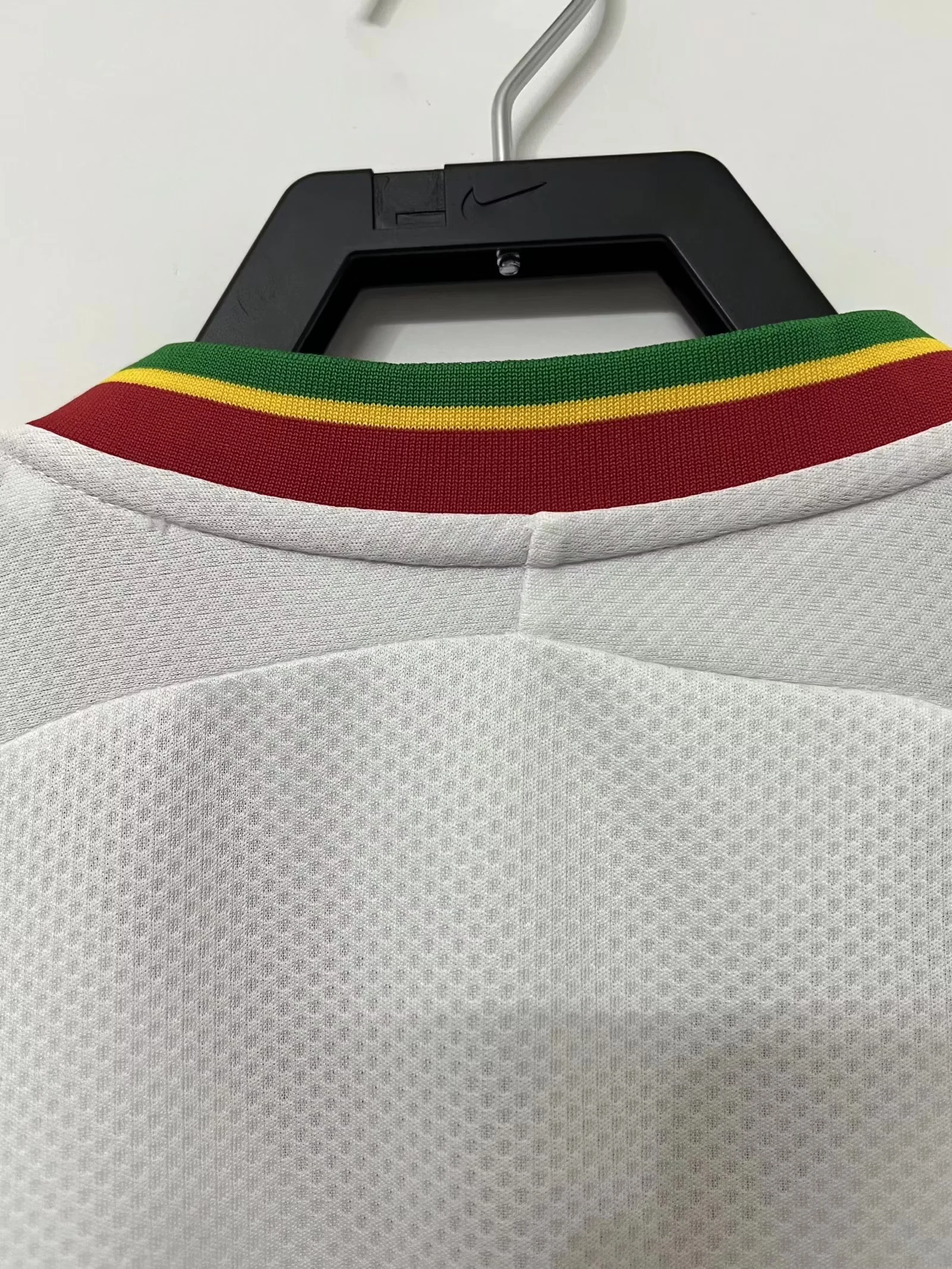2002 Senegal White Retro Jersey view 4