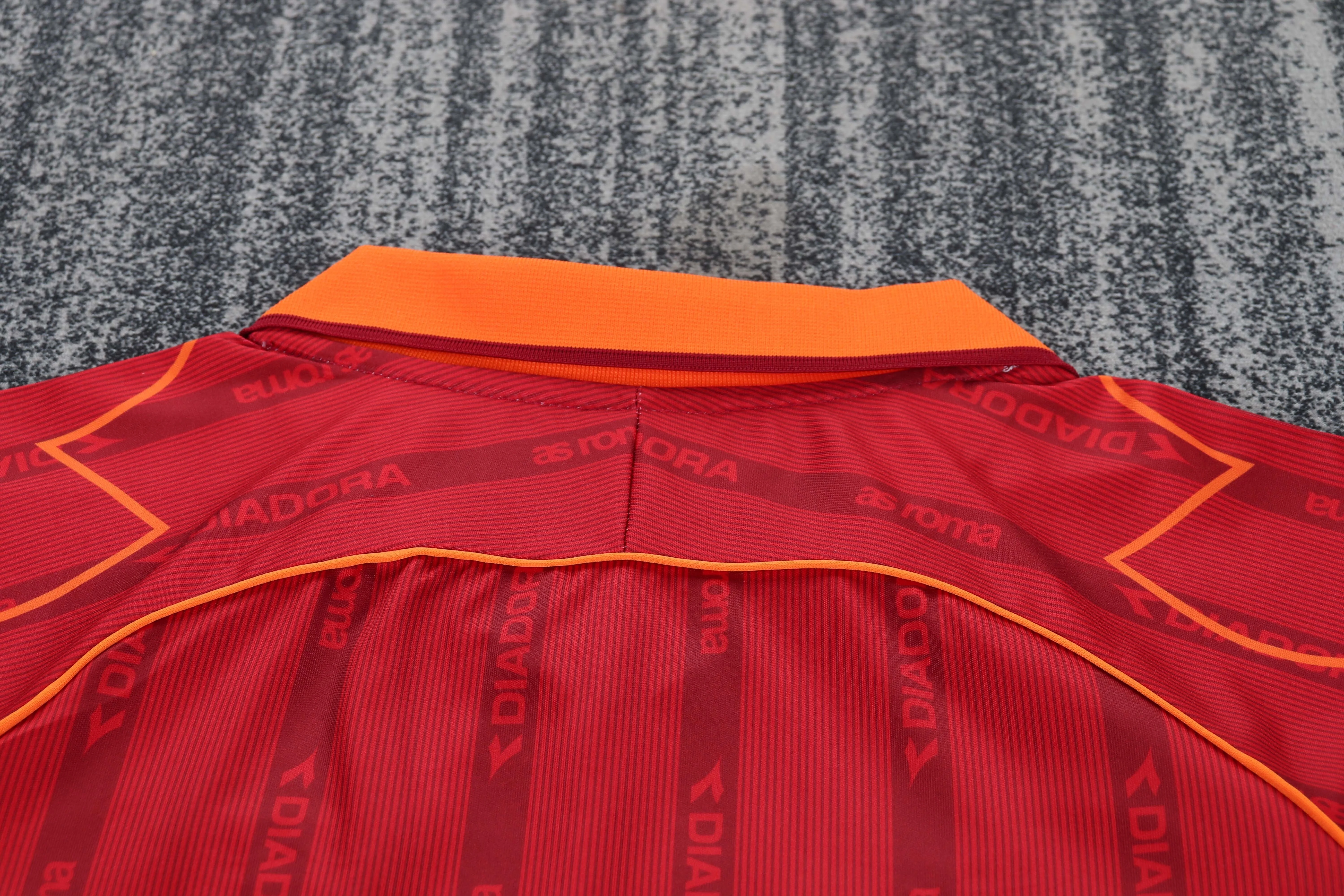 1999-00 Roma Home Retro Jersey - Children's Size view 10