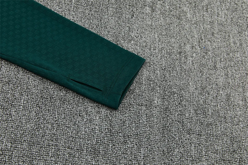 2026-27 Real Madrid White & Green Half-Zip Training Jersey view 8