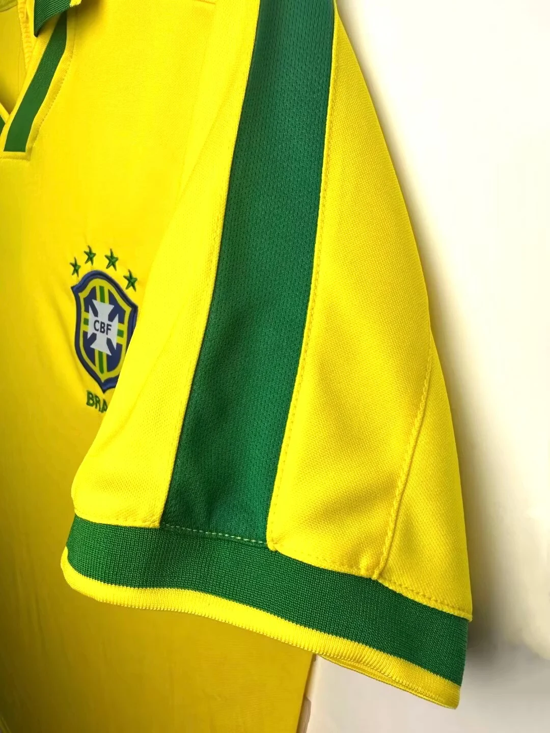 1997 Brazil Home Retro Jersey view 9