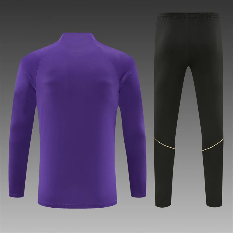 2026-27 Barcelona Red-Purple Half-Zip Training Jersey view 2