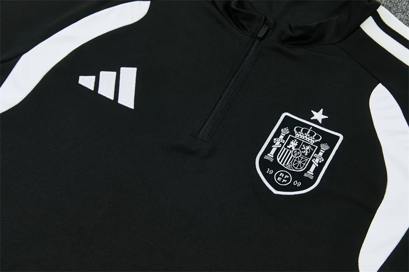 2026-27 Spain Black Half-Zip Training Jersey view 17