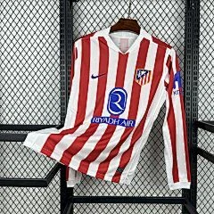 2025-26 Atletico Madrid Home Long-Sleeve Jersey - Fan Edition view 4
