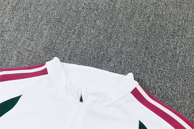 2026-27 Real Madrid White & Green Half-Zip Training Jersey view 11