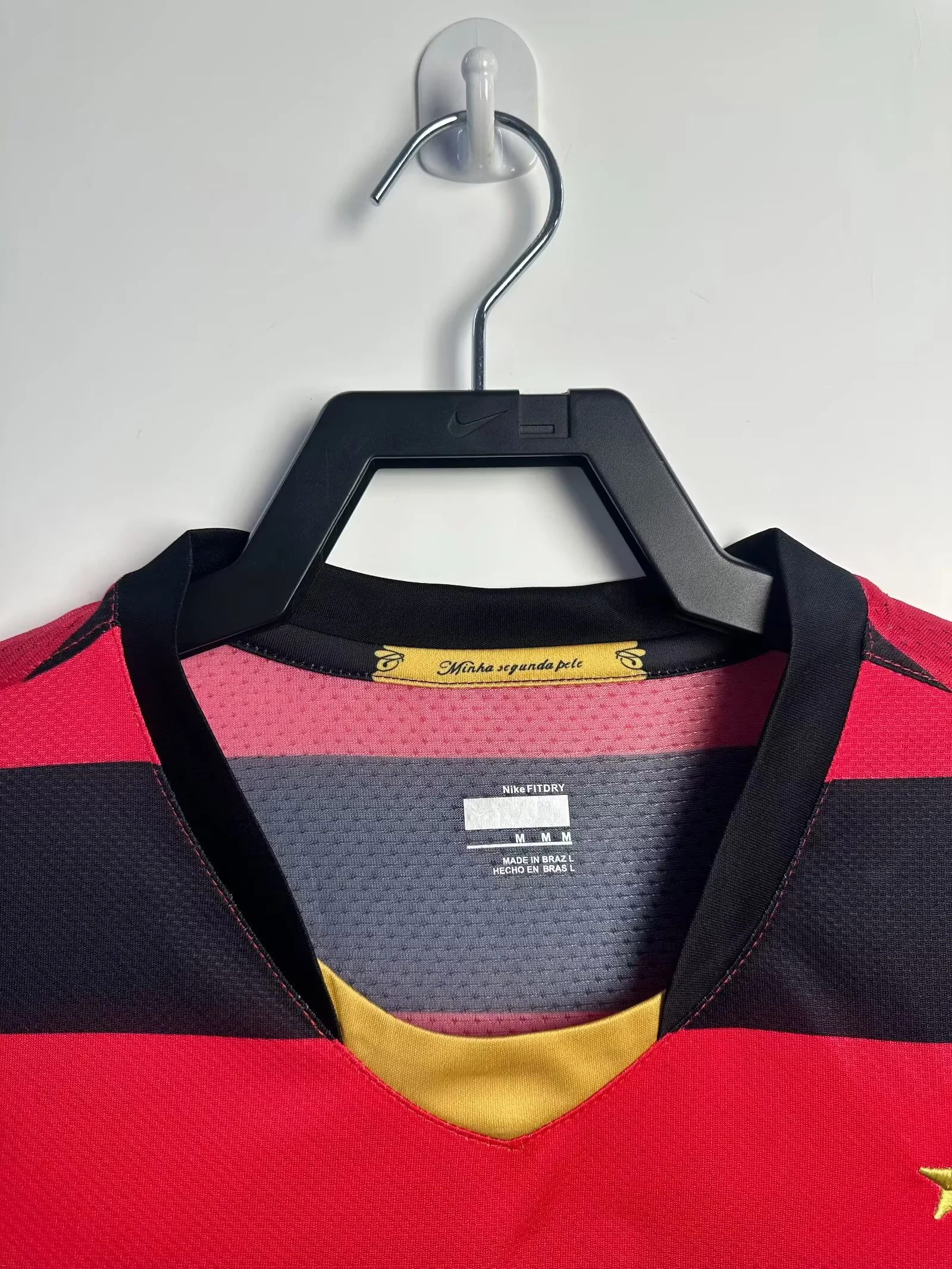 2008-09 Flamengo Home Retro Jersey view 9