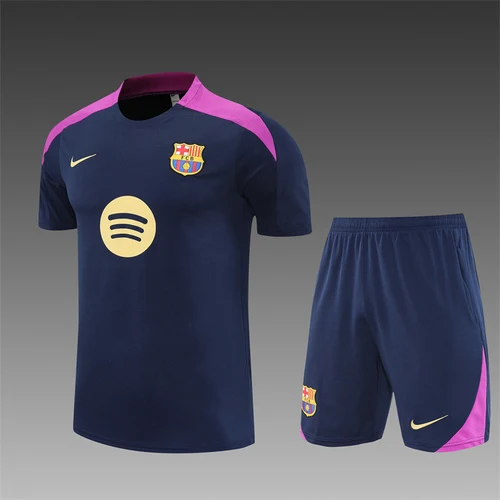 2025-26 Barcelona Royal Blue Short Sleeve Training Jersey
